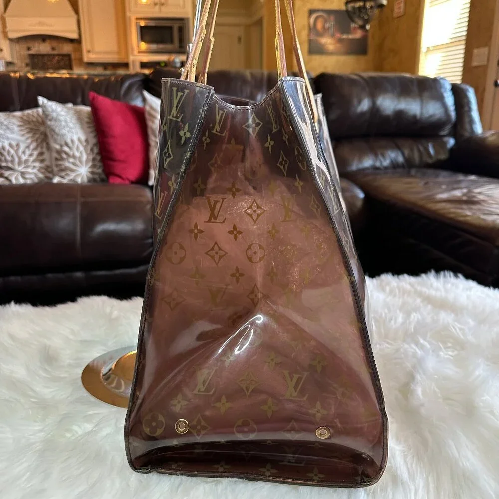 ❌SOLD❌ Authentic Louis Vuitton Limited Edition Monogram Ambre Sac Cabas GM Tote - Picture 5 of 14